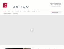 Tablet Screenshot of derco.com